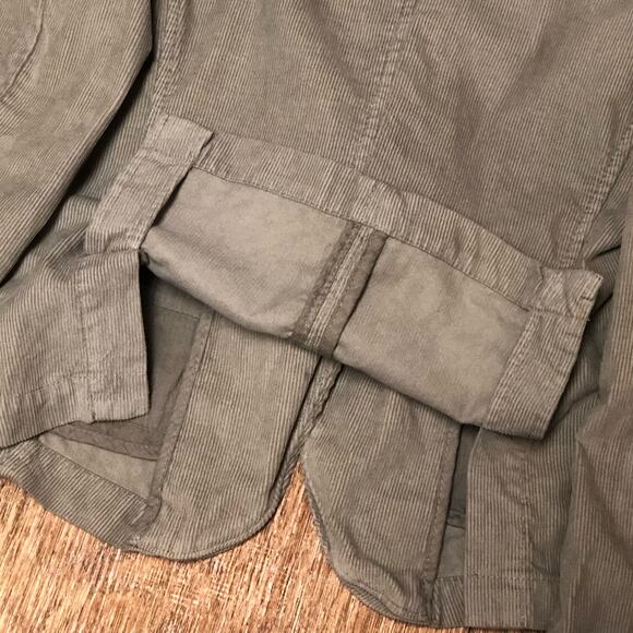 Banana Republic Tan Corduroy Ribbed Cotton Jacket Blazer Size Medium - Picture 10 of 14